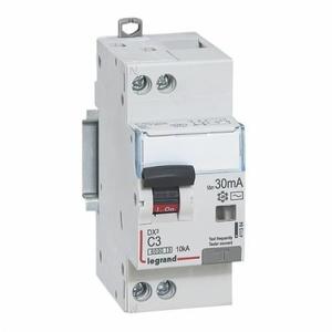Photo Disjoncteur différentiel DX³4500 arrivée haute et départ bas à vis U+N 230V~ - 2A typeAC 30mA - courbe C - 2 modules | Ref : 410702