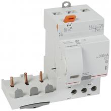 Photo Bloc diffrentiel adaptable  vis DX pour disjoncteur 1 module par ple  -  3P 400V~  -  63A  -  typeAC 300mA | Ref : 410475