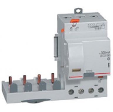 Photo Bloc diffrentiel adaptable  vis DX pour disjoncteur 1 module par ple  -  2P 230V~  -  63A  -  typeAC 300mA | Ref : 410414