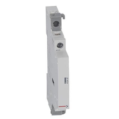 Photo Auxiliaire de commande pour contact maintenu pour tlrupteur  -  0,5 module | Ref : 412437