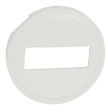 Photo Enjoliveur Cliane pour prise optique  -  Blanc | Ref : 068295
