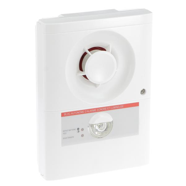 Photo Bloc autonome d'alarme sonore et lumineux satellite BAASL Sa Classe B pour alarme de type2a , type2b et type4 | Ref : 140531