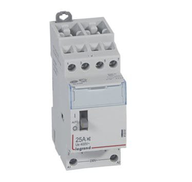 Photo Contacteur de puissance CX silencieux bobine 230V~  -  4P 400V~  -  25A  -  contact 4F  -  2 modules | Ref : 412561