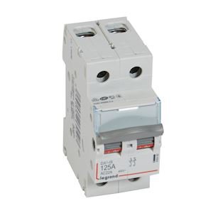 Photo Interrupteur - sectionneur DX - IS 2P 400V~  -  125A  -  2 modules | Ref : 406450