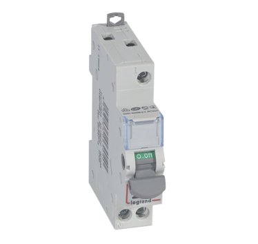 Photo Interrupteur - sectionneur DX - IS  voyant 1P 250V~  -  20A  -  1 module | Ref : 406404