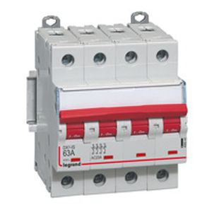 Photo Interrupteur - sectionneur DX - IS  dclenchement 4P 400V~  -  100A  -  6 modules | Ref : 406546