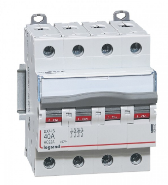 Photo Interrupteur - sectionneur DX - IS 4P 400V~  -  40A  -  4 modules | Ref : 406480