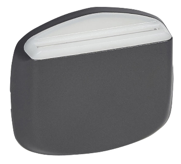 Photo Enjoliveur Cliane interrupteur  badge  -  graphite | Ref : 067909