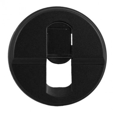 Photo Enjoliveur Cliane pour prise RJ45  -  finition graphite | Ref : 067951