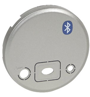 Photo Enjoliveur Cliane pour interface Bluetooth - finition titane | Ref : 068518