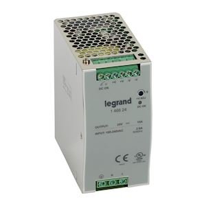 Photo Alimentation stabilise  dcoupage monophase entre 100V~  240V~ et sortie 24V=  -  240W | Ref : 146624