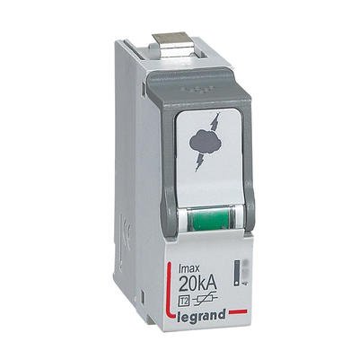 Photo Cassette de remplacement pour parafoudre basse tension typeT2 Imax 20kA | Ref : 412297