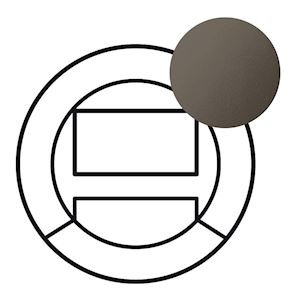 Photo Enjoliveur Cliane pour dtecteur de balisage  -  finition graphite | Ref : 067986