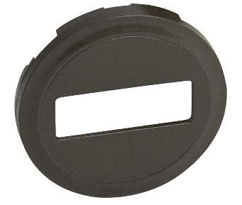 Photo Enjoliveur Cliane pour prise optique SC - APC  -  finition graphite | Ref : 067995