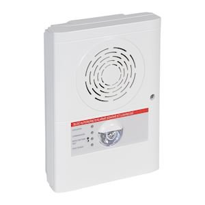 Photo Bloc autonome d'alarme sonore manuel BAASL MaMe équipé d'un diffuseur lumineux | Ref : 140543