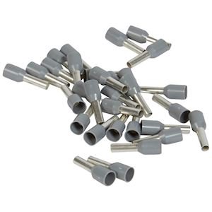 Photo Sachet d'embouts de cblage  collerette isolante Starfix simple unitaire pour conducteurs section 2 | Ref : 037766
