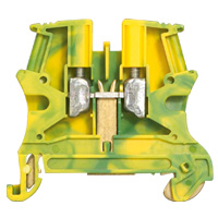 Photo Bloc de jonction pour conducteur de protection  vis Viking3 avec 1 jonction 1 entre 1 sortie secti | Ref : 037173
