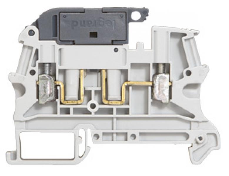 Photo Bloc de jonction sectionnable à vis Viking3 avec 1 jonction pour cartouche fusible 5x20Avec préhense | Ref : 037181