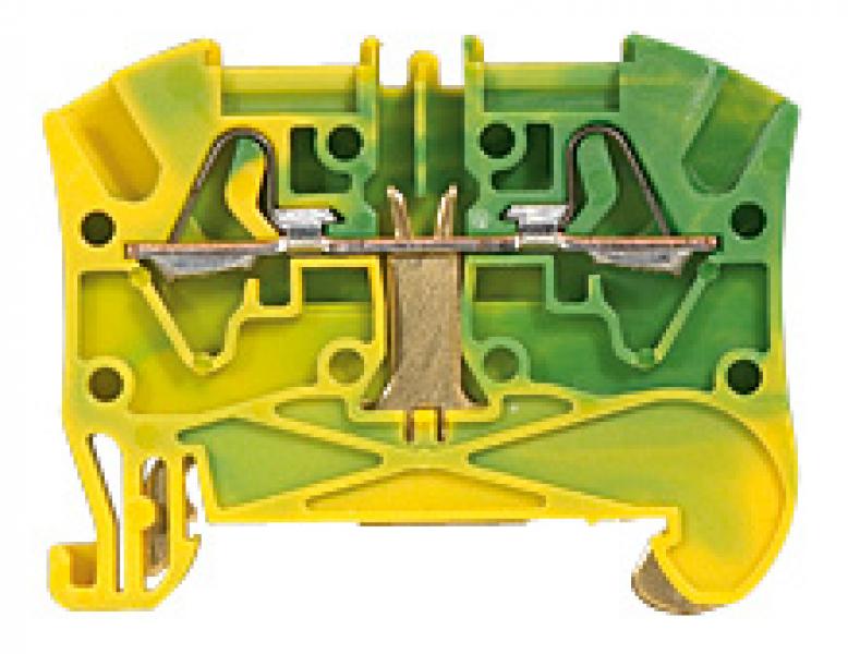 Photo Bloc de jonction conducteur de protection  ressort Viking3 avec 1 jonction 2 conducteurs 1 entre 1 | Ref : 037270