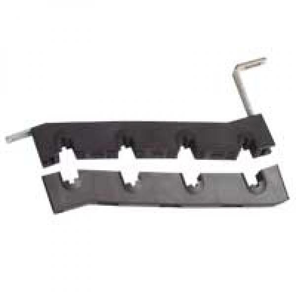 Photo Support isolant 1 barre par p�le pour barres cuivre plates ou en C en position d�cal�e jusqu'� 1000A | Ref : 037321