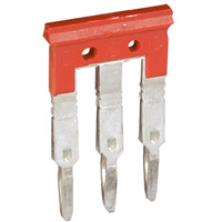 Photo Peigne pour 3 blocs de jonction  vis ou ressort Viking3 pas 8mm  -  rouge | Ref : 037507