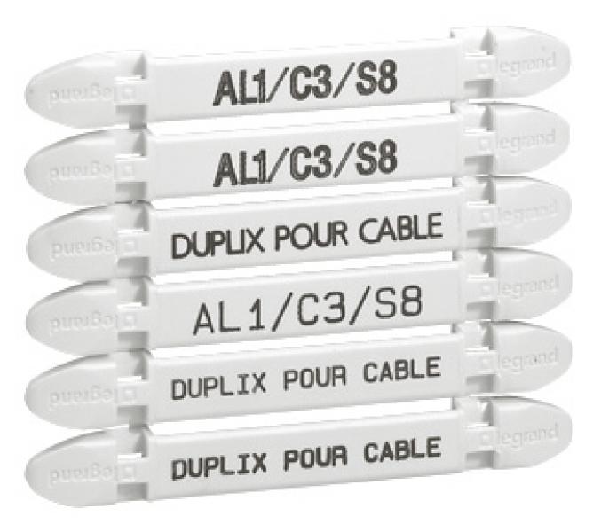 Photo Repre vierge Duplix pour table traante Logicab2 blanc | Ref : 038509
