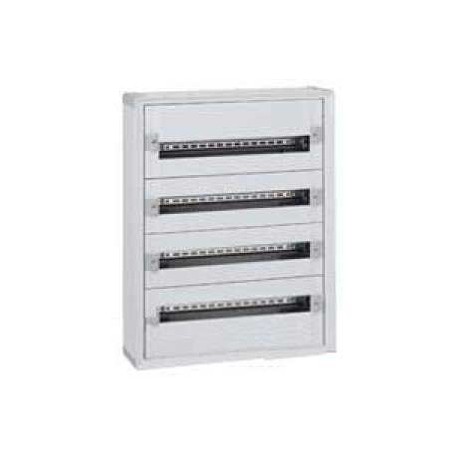 Photo Coffret distribution isolant XL160 tout modulaire 4 ranges  -  96 modules | Ref : 401804