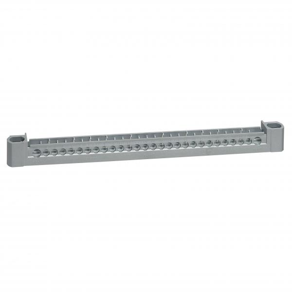 Photo Support vide 28 trous pour coffret DRIVIA 13 modules - longueur 227mm | Ref : 404818