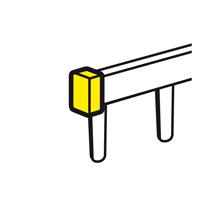 Photo Capot d'extrmits pour peignes d'alimentation universel Phase + Neutre HX horizontale | Ref : 404989