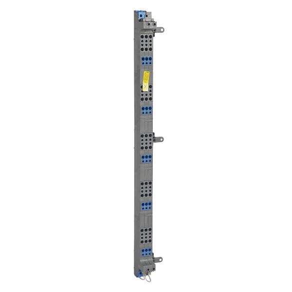 Photo Peigne d'alimentation vertical 63A VX  bornes automatiques pour coffrets 6 ranges | Ref : 405026