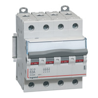 Photo Interrupteur - sectionneur DX - IS 4P 400V~  -  63A  -  4 modules | Ref : 406481
