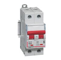 Photo Interrupteur - sectionneur DX - IS  dclenchement 2P 400V~  -  40A  -  2 modules | Ref : 406527