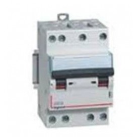 Photo Disjoncteur DNX³4500 6kA arrivée et sortie borne à vis - tétrapolaire 400V~ 10A courbe C - 3 modules | Ref : 406908
