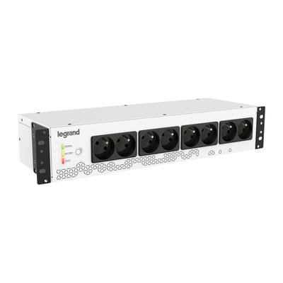 Photo Onduleur monophas Keor PDU line interactive avec 8 prises 2P+T  -  800VA 480W  -  autonomie 10  15 minutes | Ref : 310330