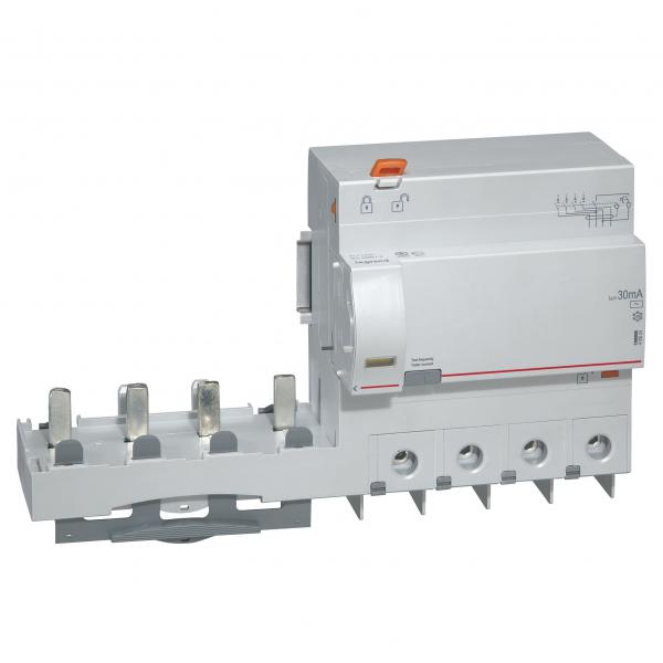 Photo Bloc diffrentiel adaptable  vis DX pour disjoncteur 1,5 module par ple  -  4P 400V~  -  125A  -  typeAC 30mA | Ref : 410624