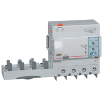 Photo Bloc diffrentiel adaptable  vis DX pour disjoncteur 1,5 module par ple  -  4P 400V~  -  125A  -  typeAC 300mA | Ref : 410628