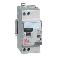 Photo Disjoncteur différentiel DX³4500 arrivée haute et départ bas à vis U+N 230V~ - 32A typeF 30mA - courbe C - 2 modules | Ref : 410756