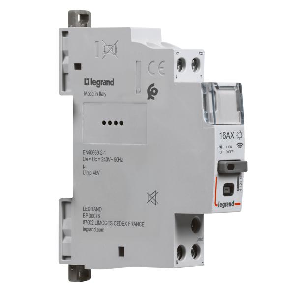 Photo Tlrupteur connect DRIVIA with Netatmo silencieux 1P 16AX 230V~- 1 module | Ref : 412170