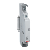 Photo Auxiliaire de signalisation pour télérupteurs et contacteurs 1 module 16A à 25A - contact O+F - 5A 250V~ - 0,5 module | Ref : 412429