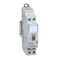 Photo Contacteur de puissance CX bobine 230V~  -  2P 250V~  -  25A  -  contact 2F  -  1 module | Ref : 412544