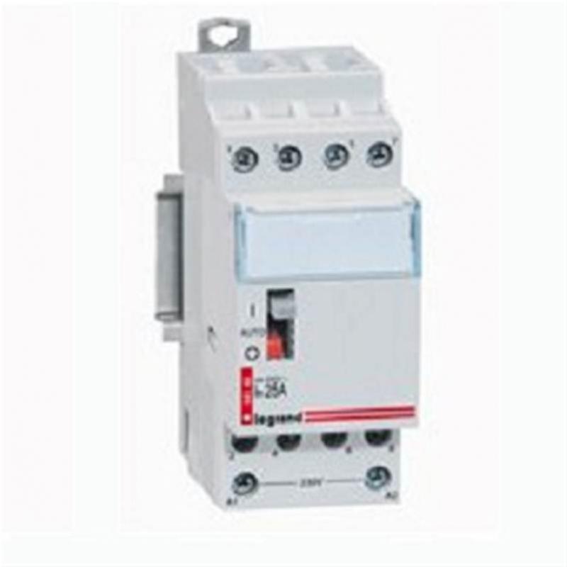 Photo Contacteur de puissance CX bobine 230V~  -  4P 250V~  -  25A  -  contact 4F  -  2 modules | Ref : 412551