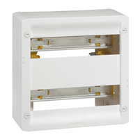 Photo Coffret basique DRIVIA 13 modules  quiper 250x250mm avec 2 rails DIN | Ref : 413025
