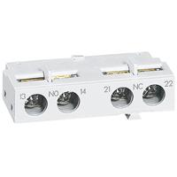 Photo Contacts auxiliaires 1NO et 1NF pour disjoncteur moteur MPX  -  montage frontal | Ref : 417403