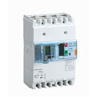 Photo Disjoncteur magntothermique diffrentiel DPX160 pouvoir de coupure 25kA 400V~  -  4P  -  160A | Ref : 420077