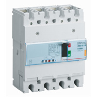 Photo Disjoncteur magntothermique DPX250 pouvoir de coupure 25kA 400V~  -  4P  -  250A | Ref : 420219