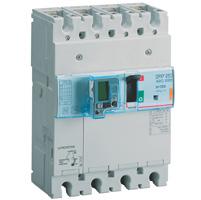 Photo Disjoncteur magnétothermique différentiel DPX³250 pouvoir de coupure 25kA 400V~ - 4P - 100A | Ref : 420225
