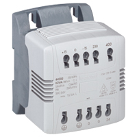 Photo Transformateur de commande et scurit  connexion automatique primaire 230V  400V et secondaire 24 | Ref : 044204