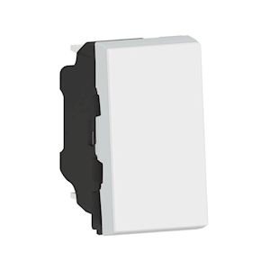 Bouton poussoir lumineux/témoin EUROHM Square blanc - 60205