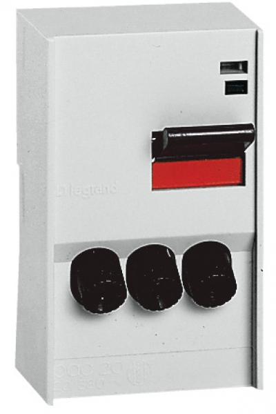 Photo Combiné Pac à cartouches Pac saillie 20A 3P - gris clair | Ref : 046164