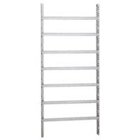 Photo Jeu de 2 montants profils pour armoire Altis hauteur 1800mm  -  pour rails Lina25 plaque partielle | Ref : 047553